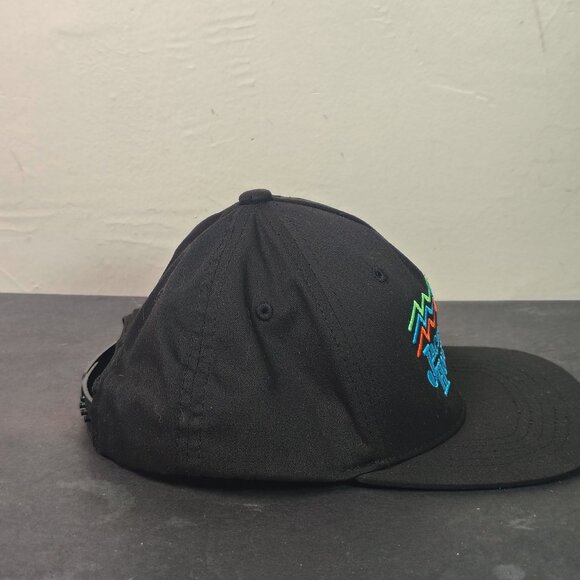 Jackson Hole Wyoming Hat Cap Snap Back Boys Black Ski Resort - Picture 6 of 14